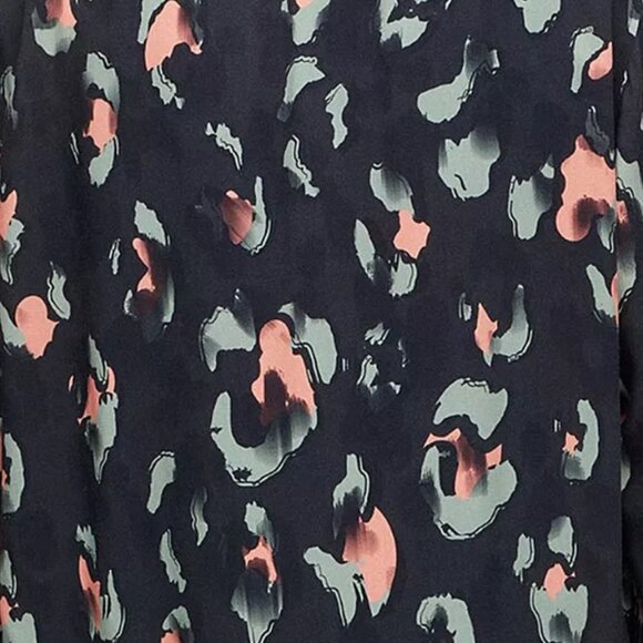 Hugo Boss Men's Long Sleeve HUGO Emero Abstract Viscose Shirt Straight Fit Black - Picture 4 of 6